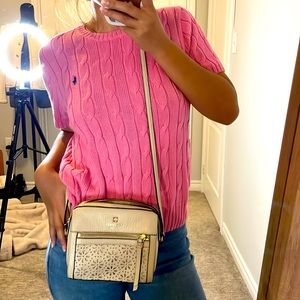 Kate spade ♠️ crossbody handbag with some darker stain at the back